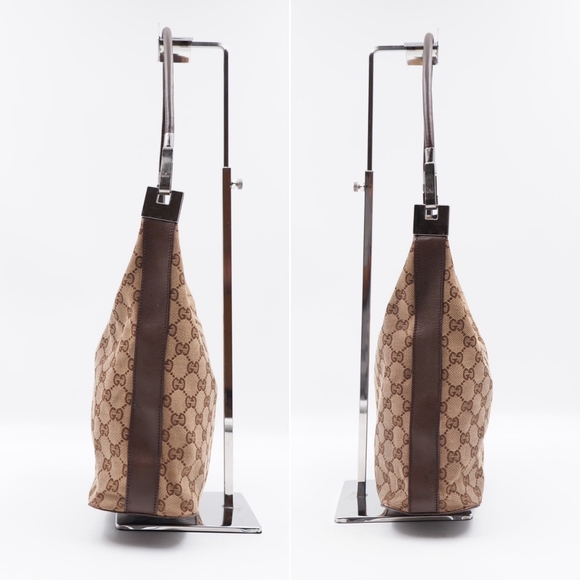 AE44❤️ Gucci GG Canvas Hobo Bag - Picture 7 of 14